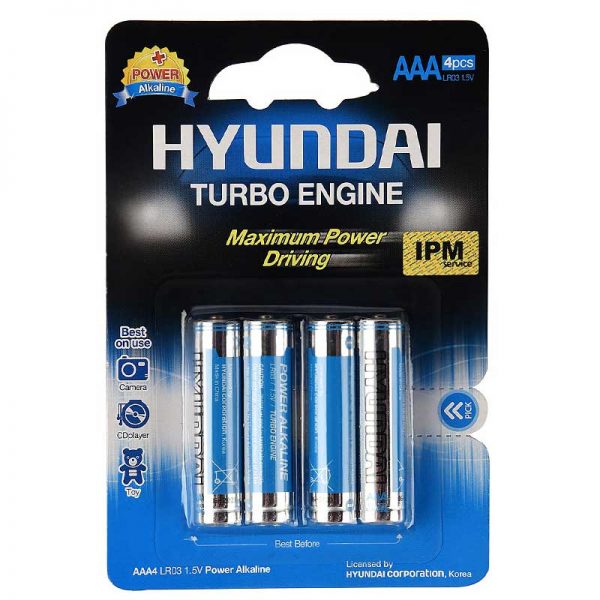 باتری HYUNDAI مدل Alkaline Turbo